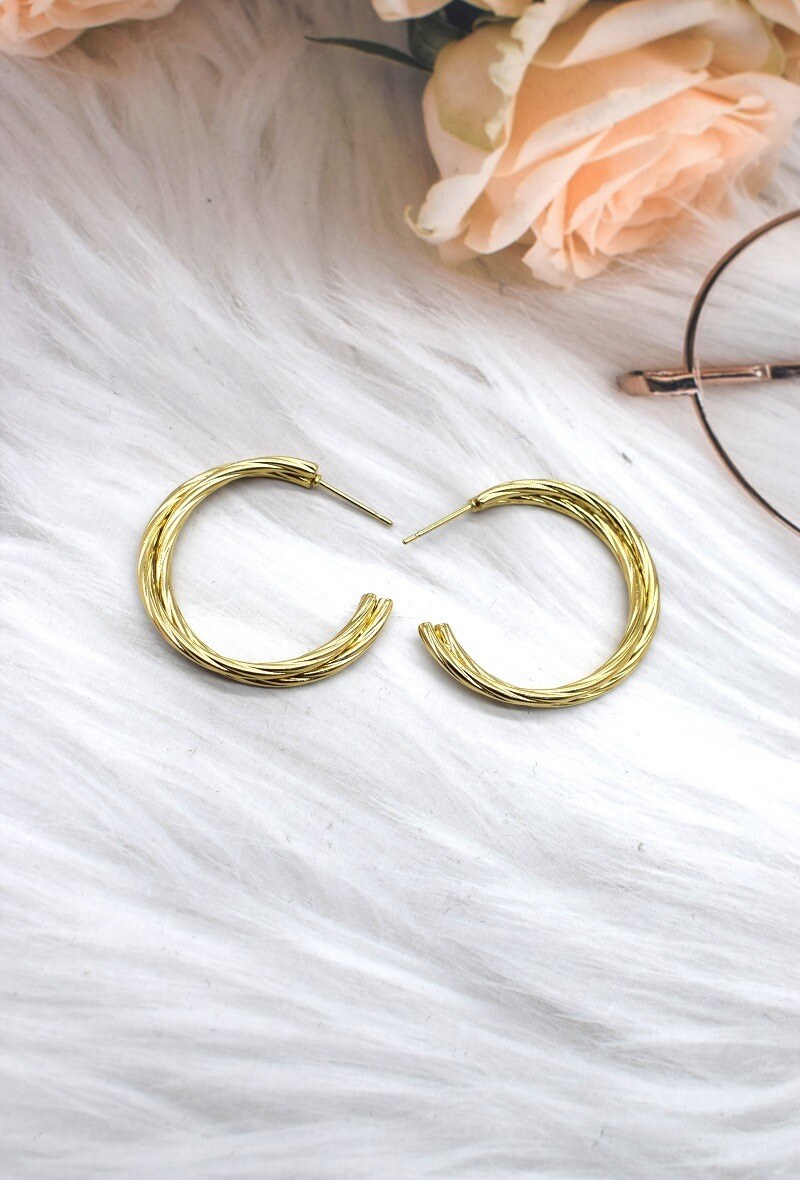 Grossiste Rouge Bonbons - BOUCLE D'OREILLE EN ACIER
