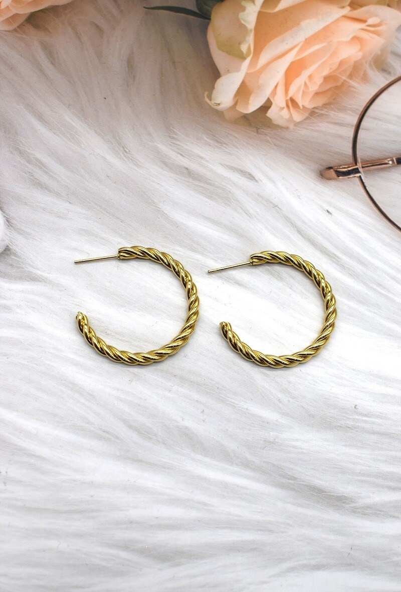 Grossiste Rouge Bonbons - BOUCLE D'OREILLE EN ACIER