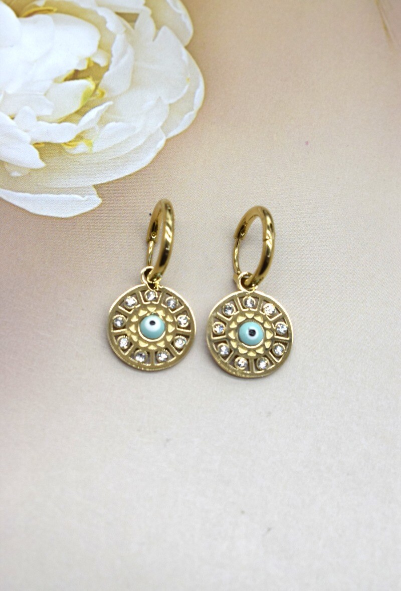 Grossiste Rouge Bonbons - BOUCLE D'OREILLE EN ACIER