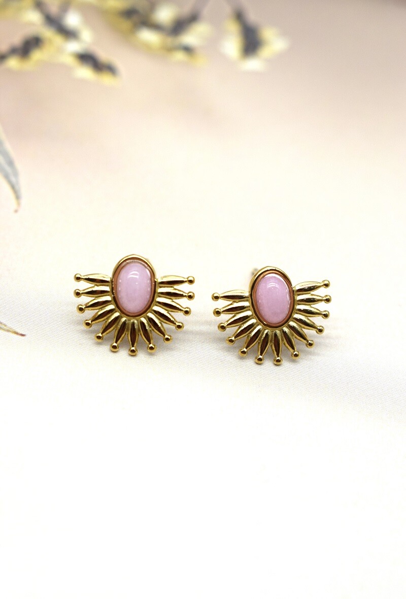 Grossiste Rouge Bonbons - BOUCLE D'OREILLE EN ACIER