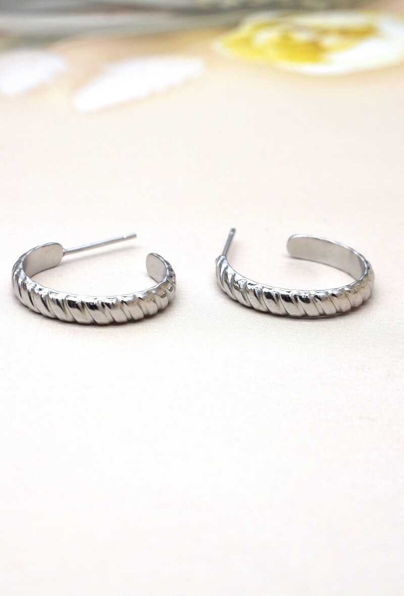 Grossiste Rouge Bonbons - BOUCLE D'OREILLE EN ACIER