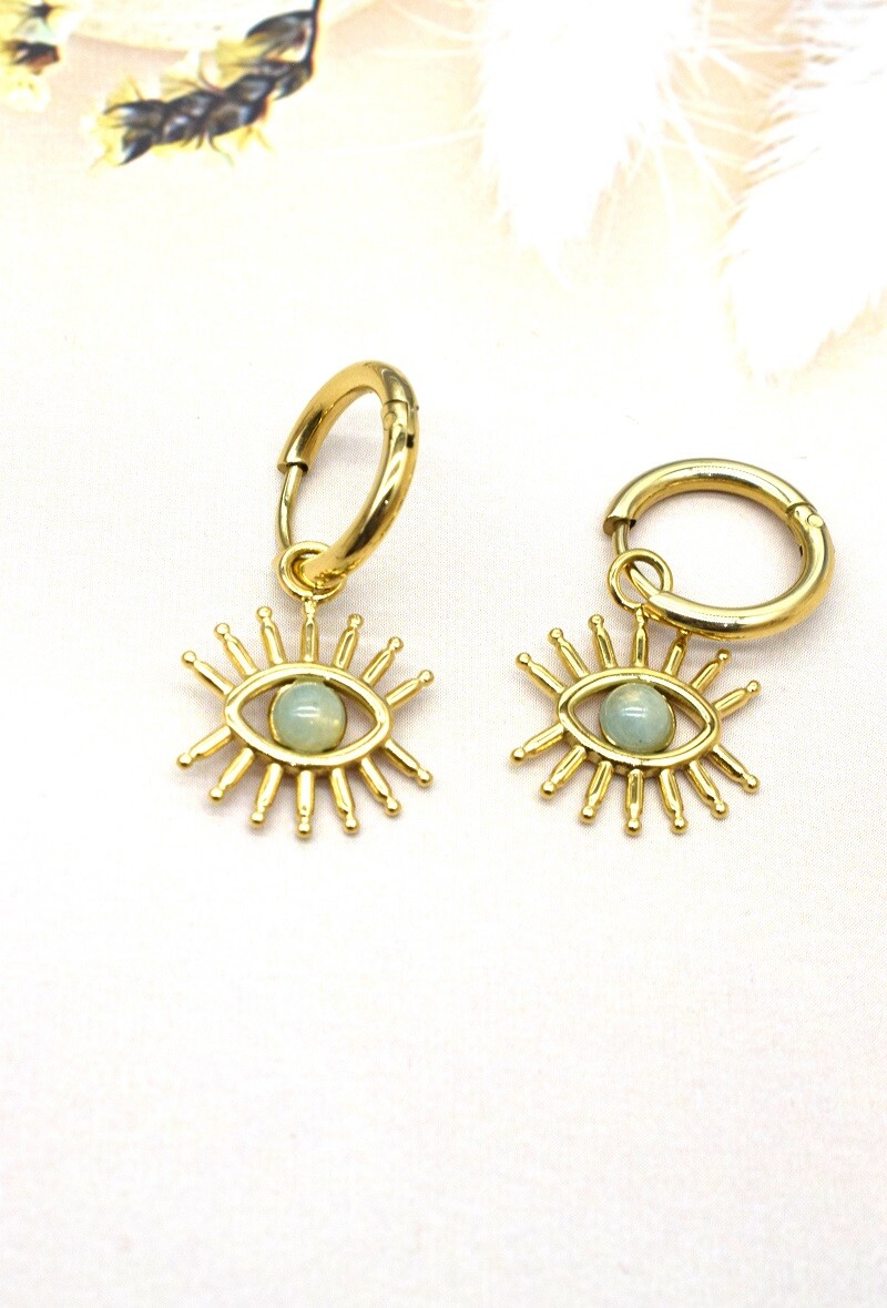 Grossiste Rouge Bonbons - BOUCLE D'OREILLE EN ACIER