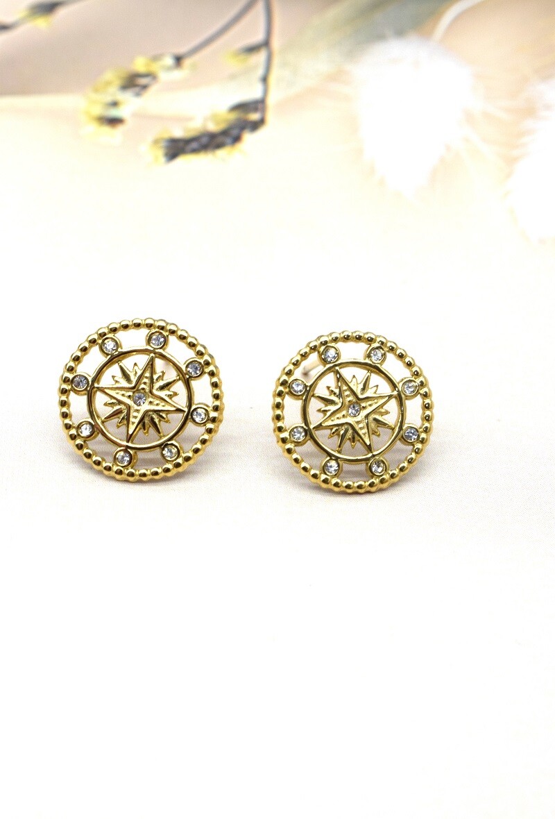 Grossiste Rouge Bonbons - BOUCLE D'OREILLE EN ACIER