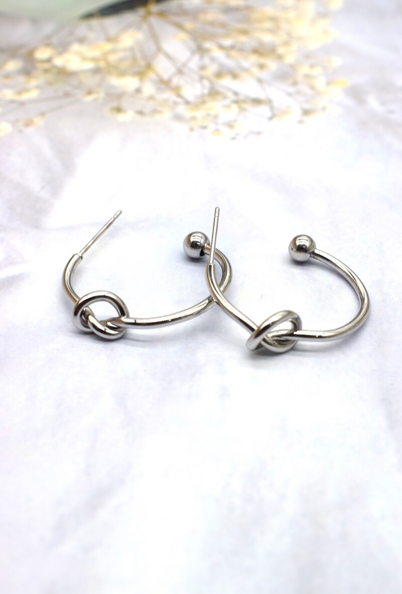 Grossiste Rouge Bonbons - BOUCLE D'OREILLE EN ACIER
