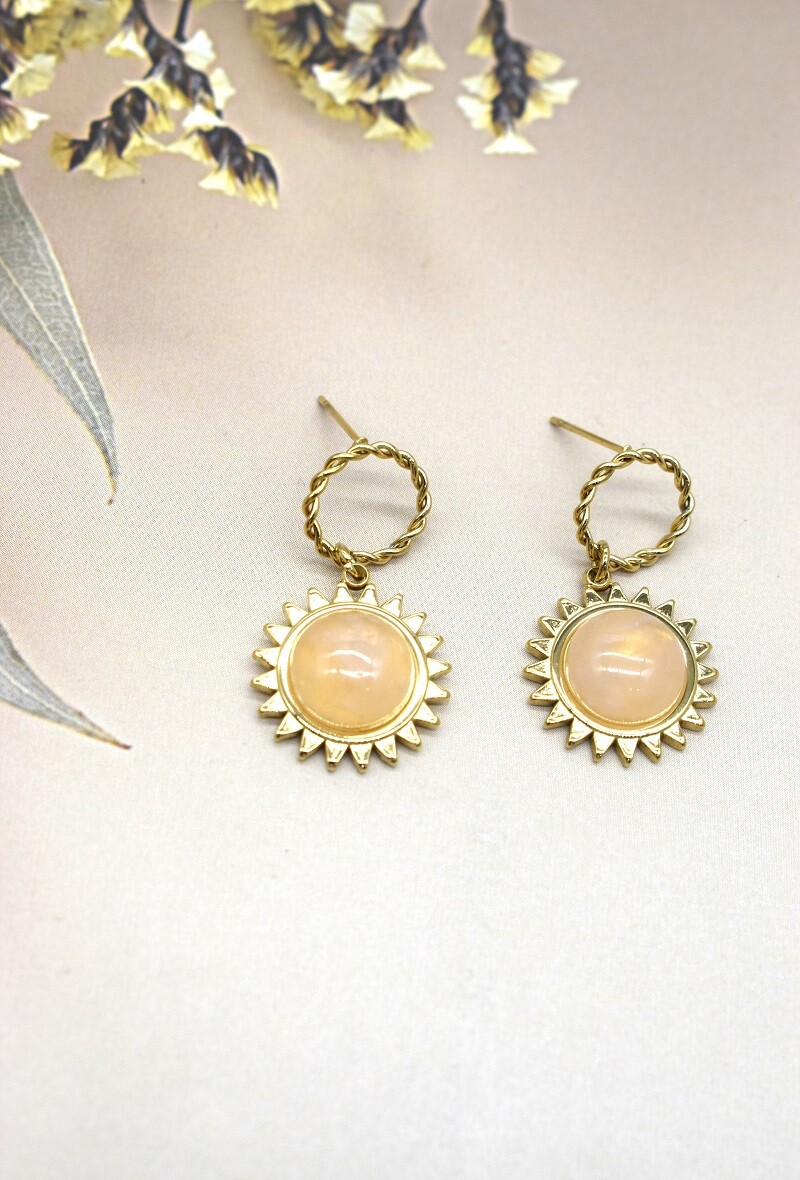 Grossiste Rouge Bonbons - BOUCLE D'OREILLE EN ACIER