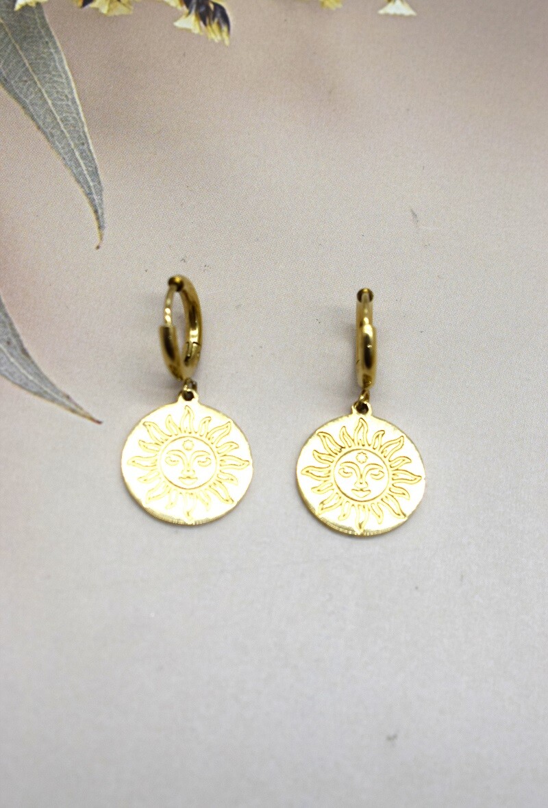 Grossiste Rouge Bonbons - BOUCLE D'OREILLE EN ACIER