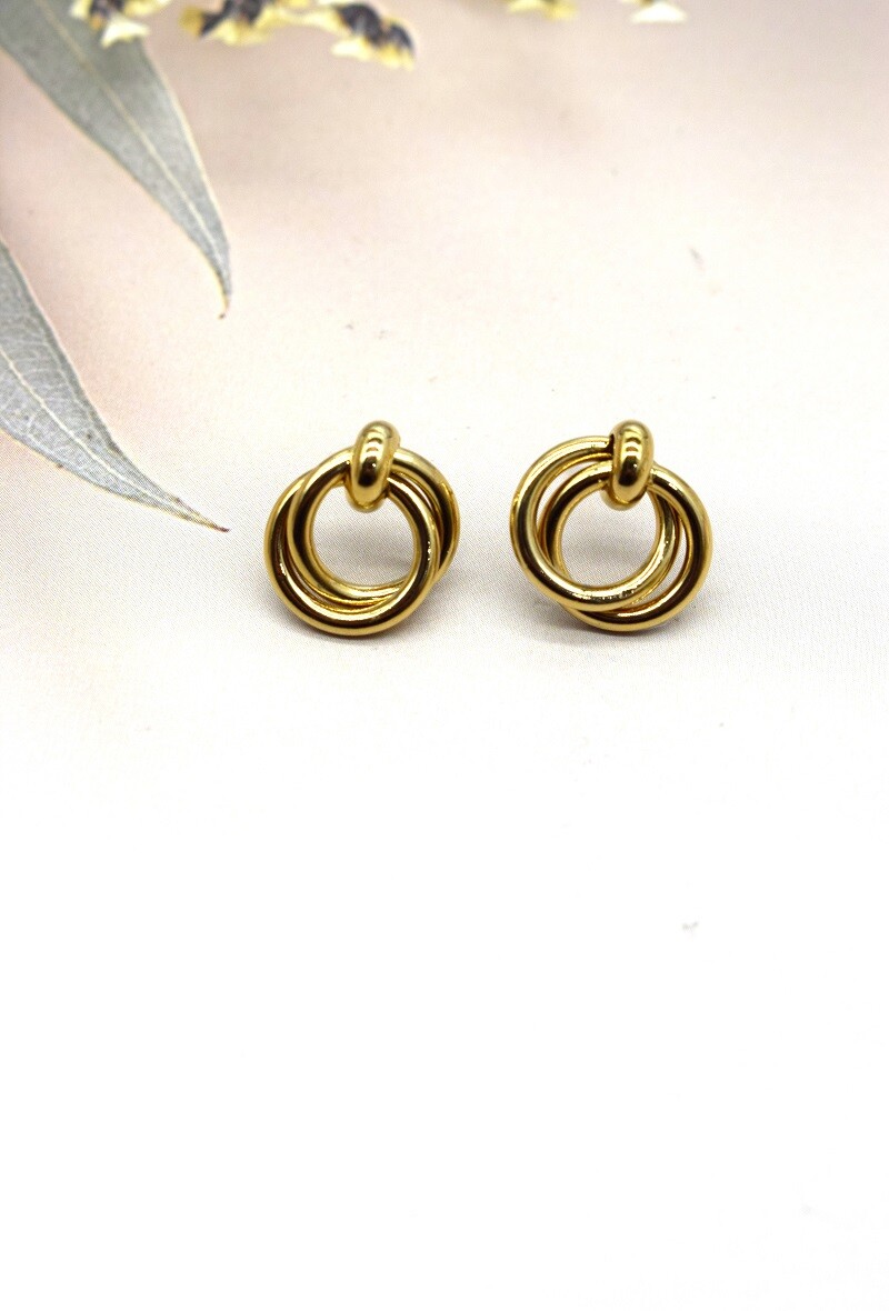 Grossiste Rouge Bonbons - BOUCLE D'OREILLE EN ACIER