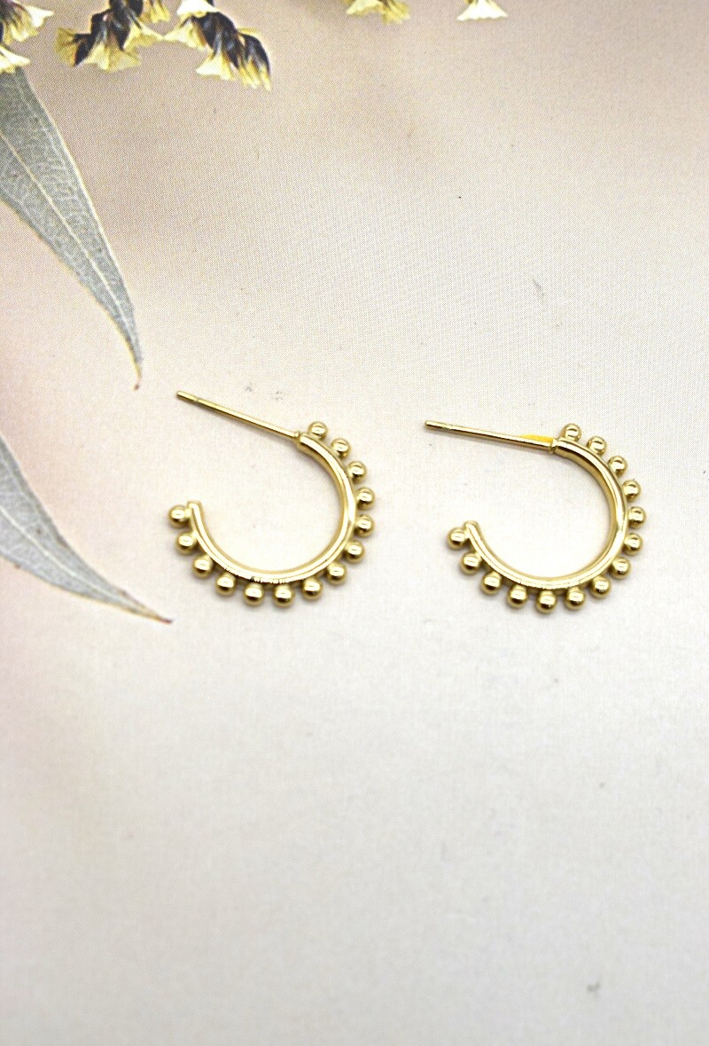 Grossiste Rouge Bonbons - BOUCLE D'OREILLE EN ACIER