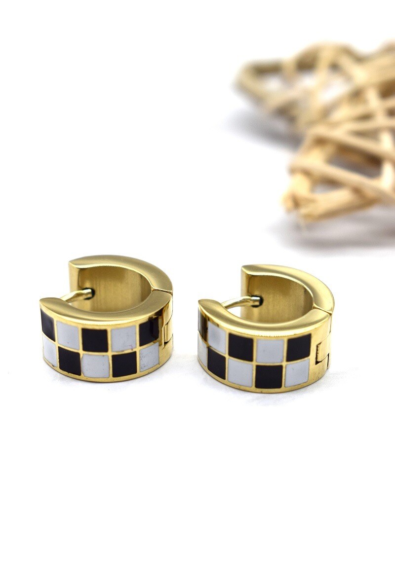 Grossiste Rouge Bonbons - BOUCLE D'OREILLE EN ACIER