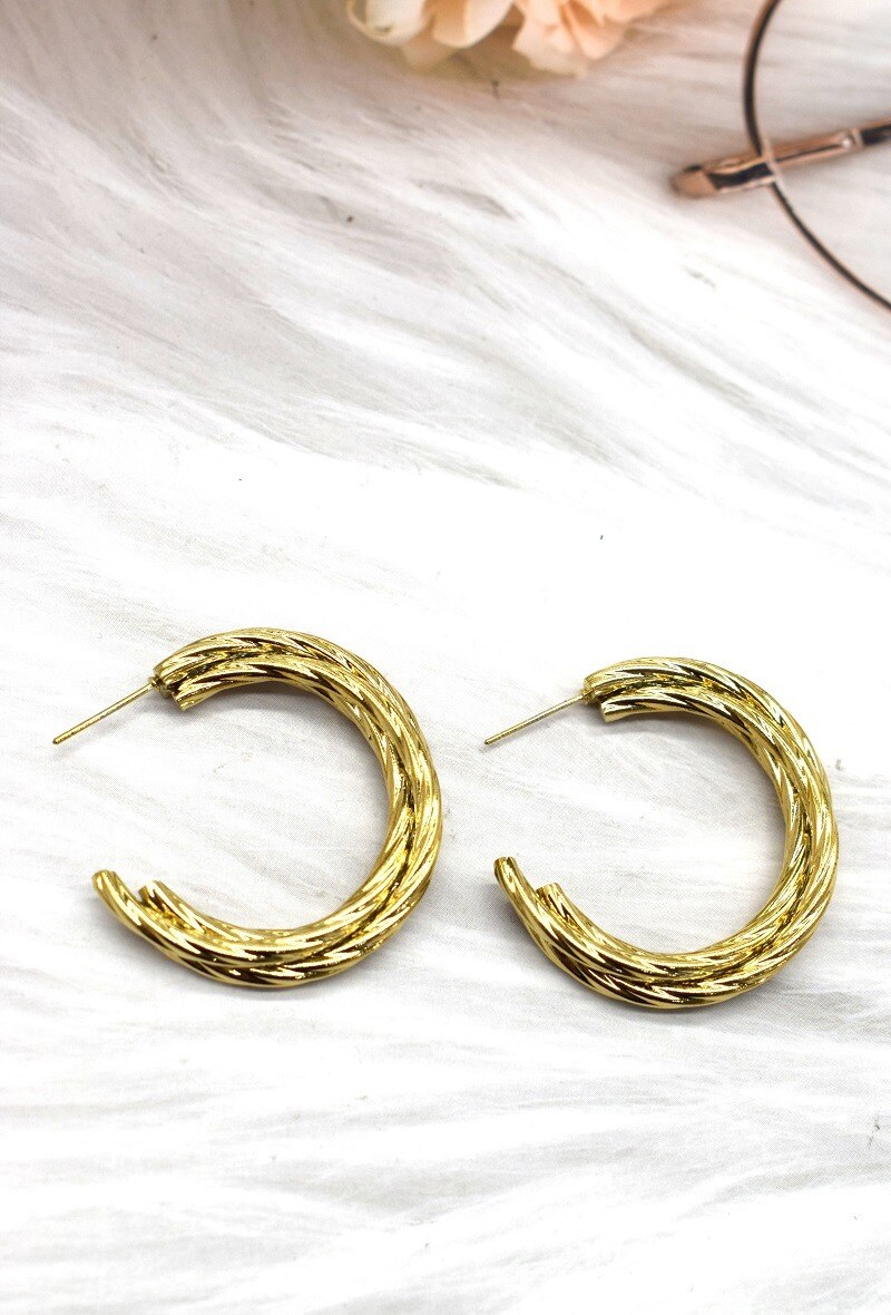Grossiste Rouge Bonbons - BOUCLE D'OREILLE EN ACIER