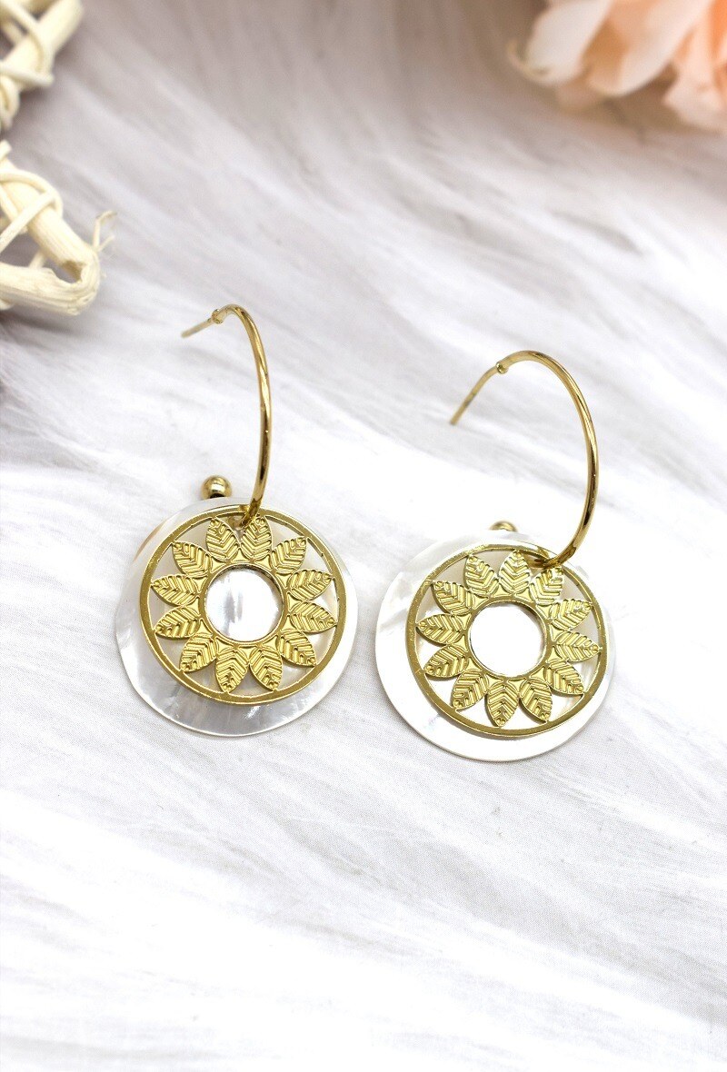 Grossiste Rouge Bonbons - BOUCLE D'OREILLE EN ACIER