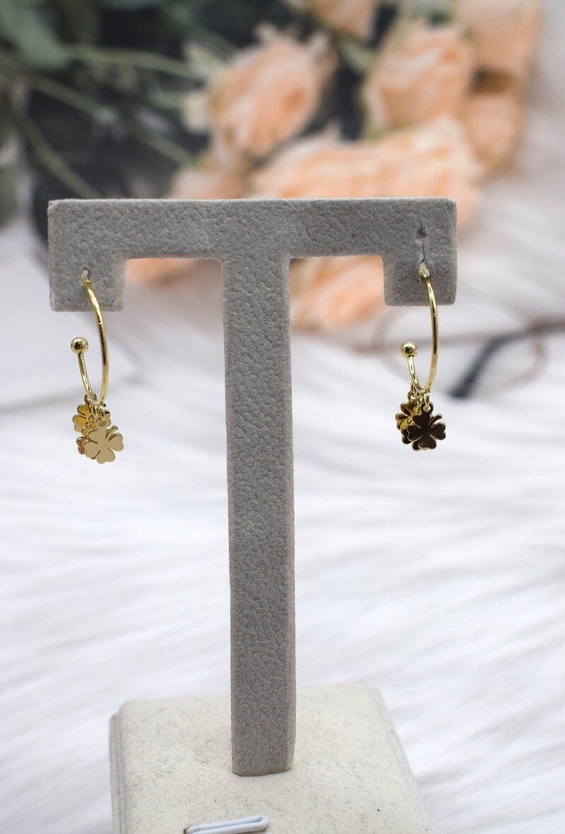 Grossiste Rouge Bonbons - BOUCLE D'OREILLE EN ACIER
