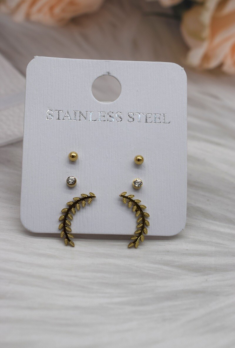 Grossiste Rouge Bonbons - BOUCLE D'OREILLE EN ACIER