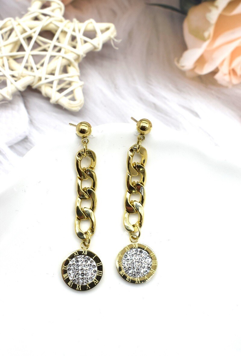 Grossiste Rouge Bonbons - BOUCLE D'OREILLE EN ACIER