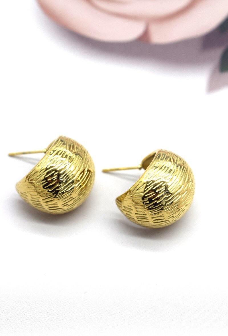Grossiste Rouge Bonbons - Boucle d'oreille en acier