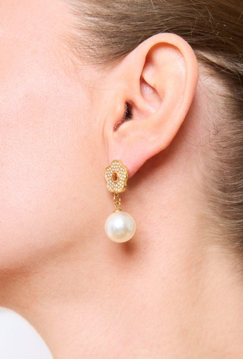 Grossiste Rouge Bonbons - BOUCLES D'OREILLES EN ACIER INOXYDABLE