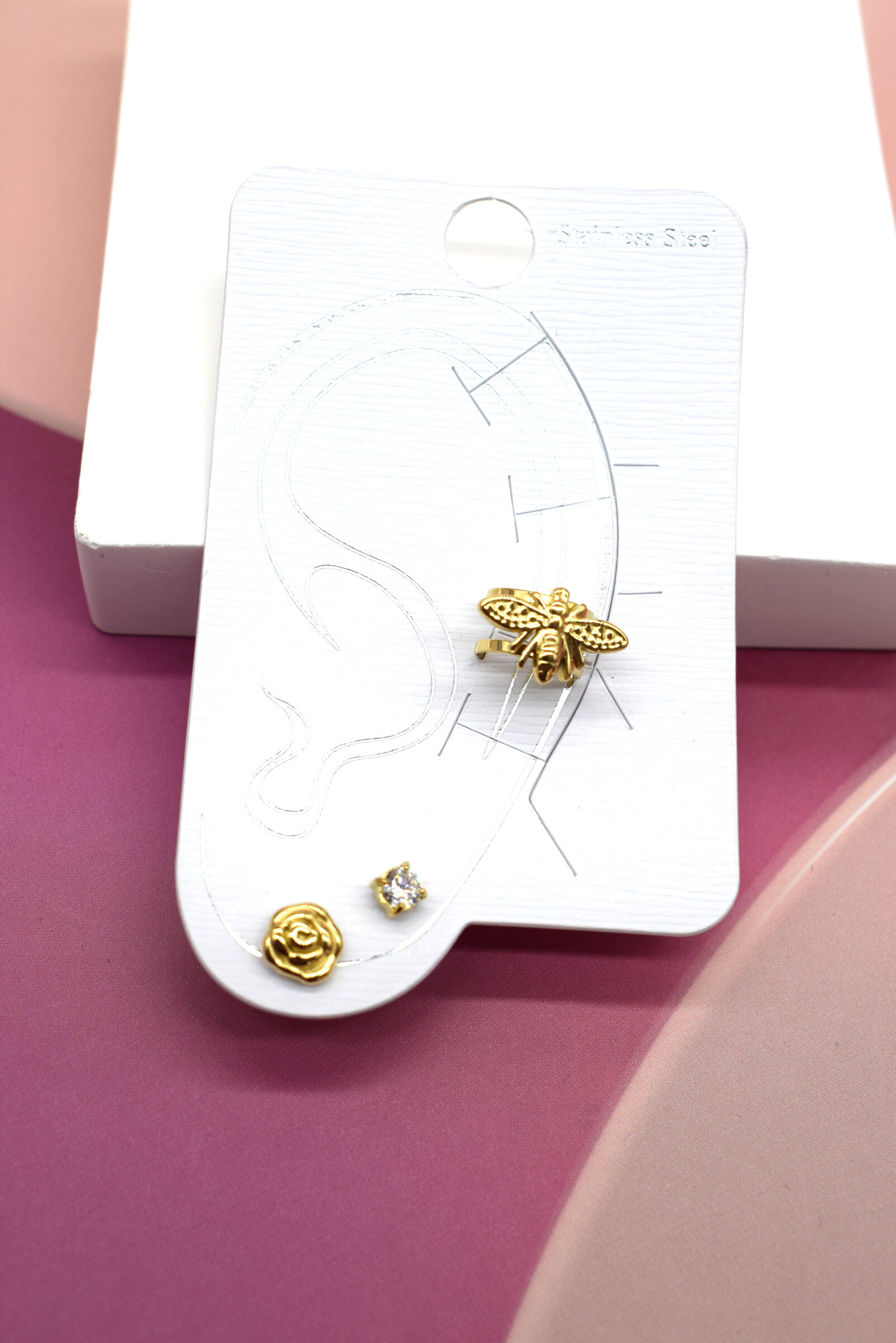 Wholesaler Rouge Bonbons - Stainless steel earrings