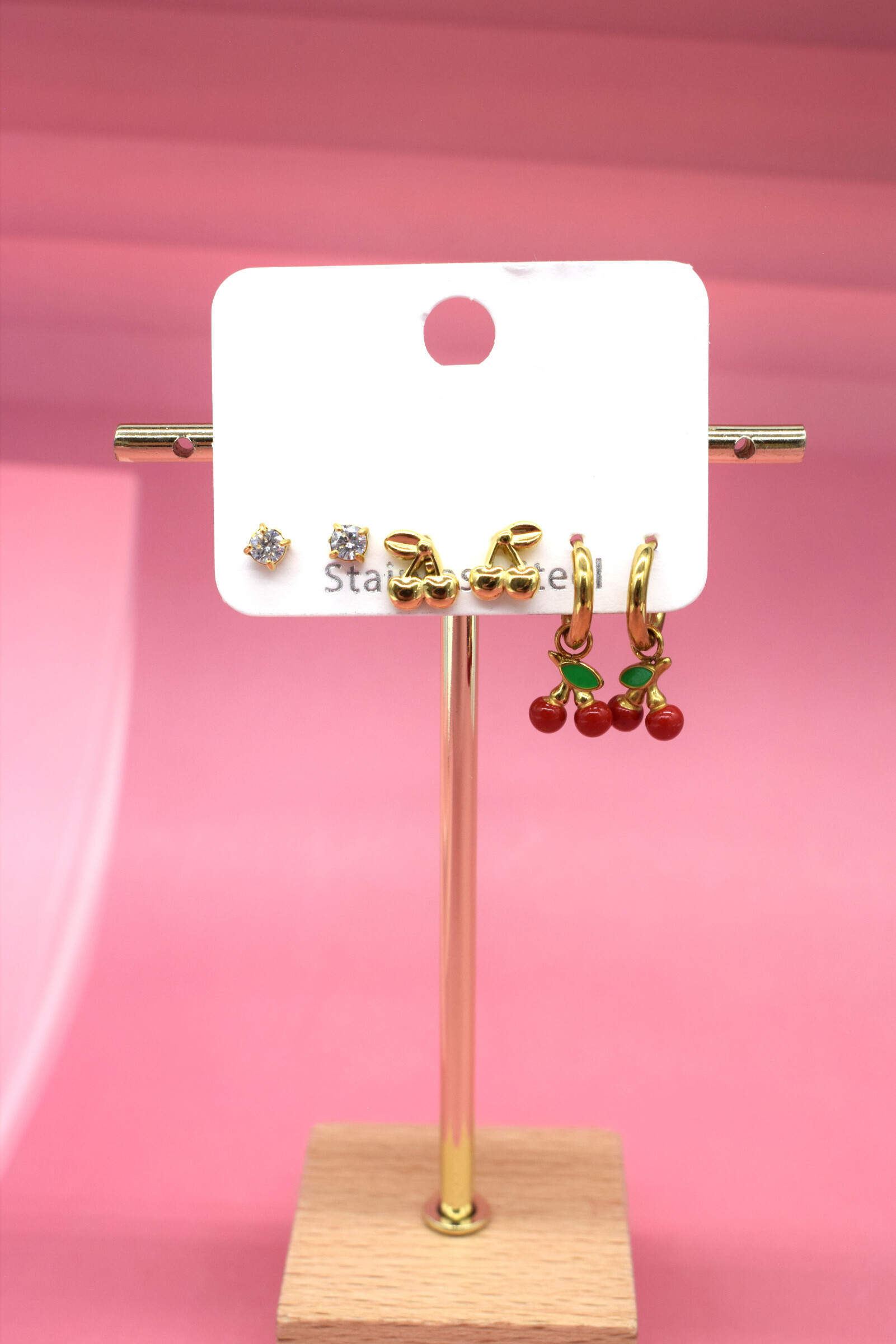 Wholesaler Rouge Bonbons - STAINLESS STEEL EARRINGS