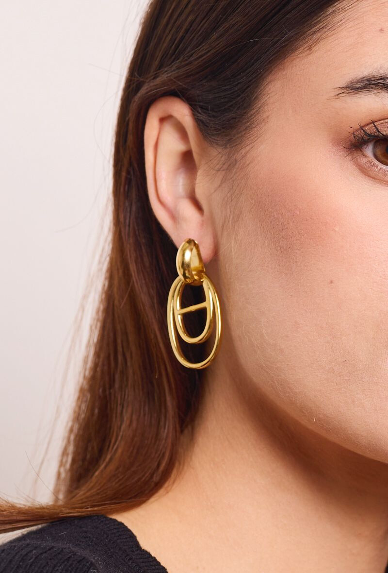 Wholesaler Rouge Bonbons - Stainless steel marine mesh earring