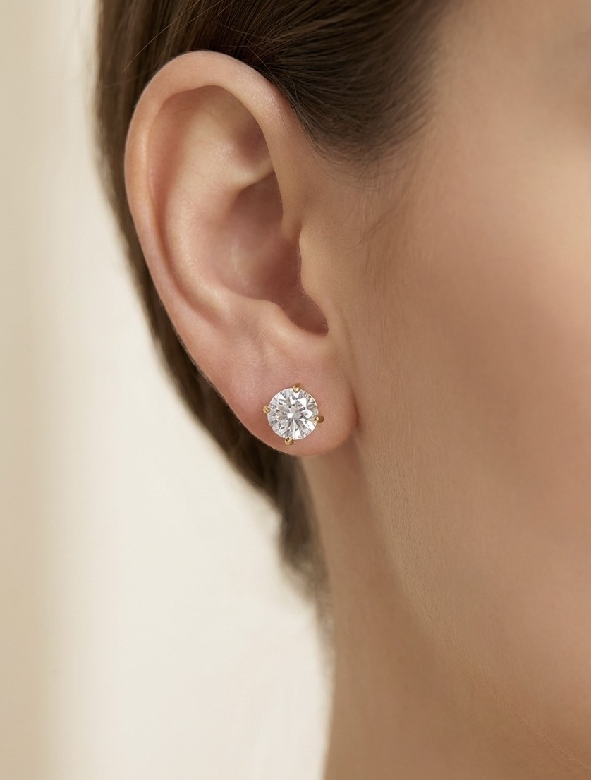 Mayorista Rouge Bonbons - PENDIENTES DE ACERO INOXIDABLE CON STRASS
