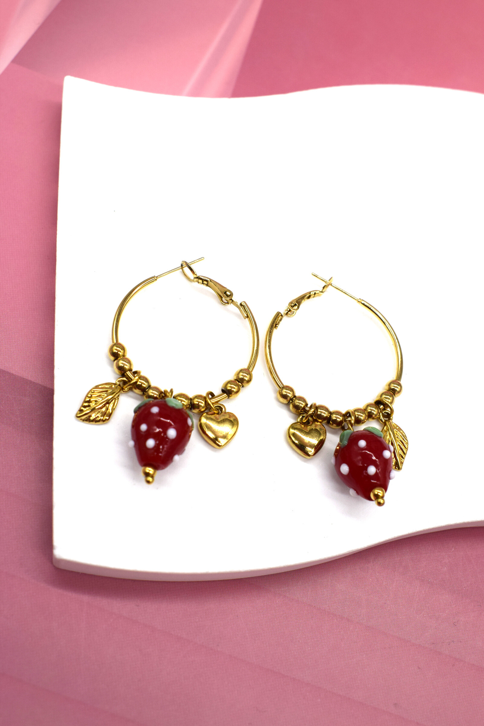 Wholesaler Rouge Bonbons - STAINLESS STEEL EARRINGS