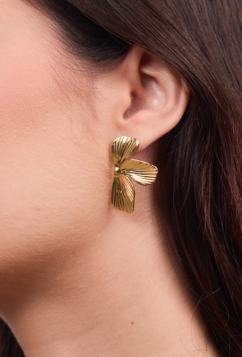 Mayorista Rouge Bonbons - Pendientes de medias giratorios de acero inoxidable
