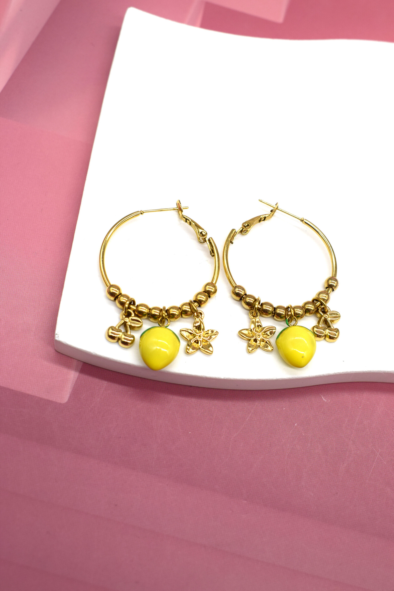 Wholesaler Rouge Bonbons - STAINLESS STEEL EARRINGS