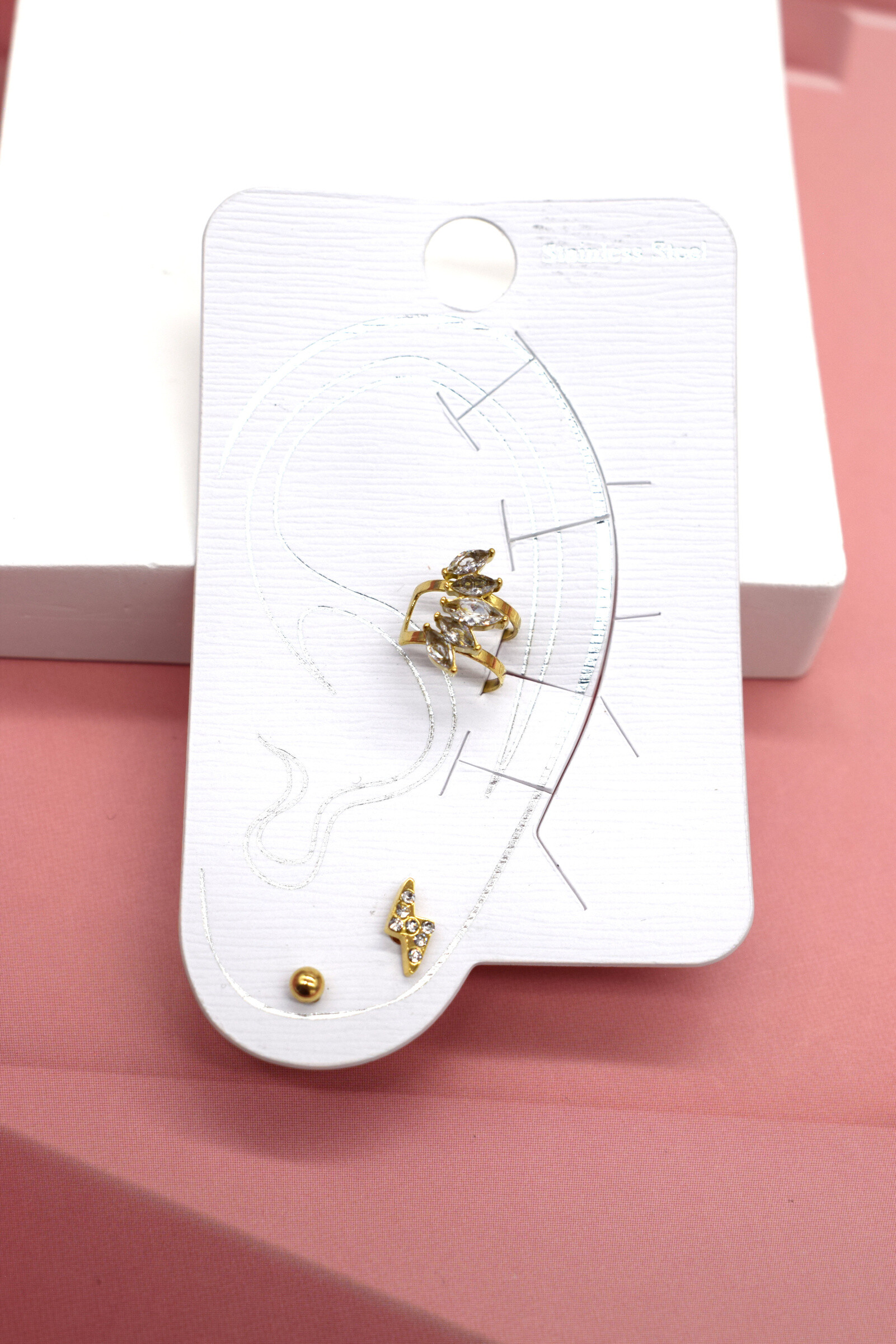 Grossiste Rouge Bonbons - Boucles d'oreilles en acier inoxydable