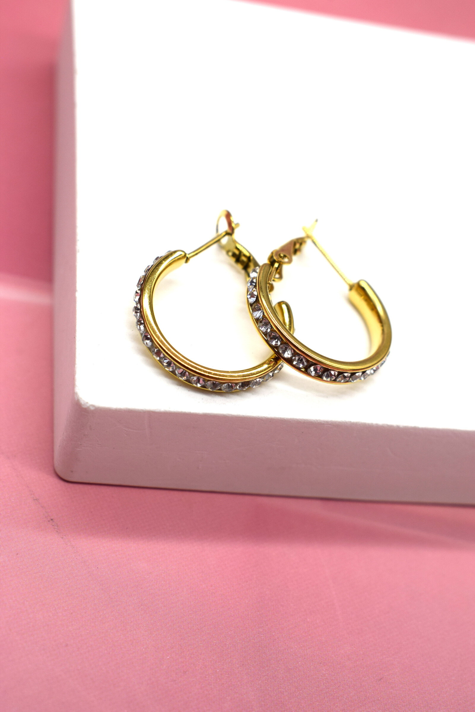 Wholesaler Rouge Bonbons - Stainless Steel Hoop Earrings