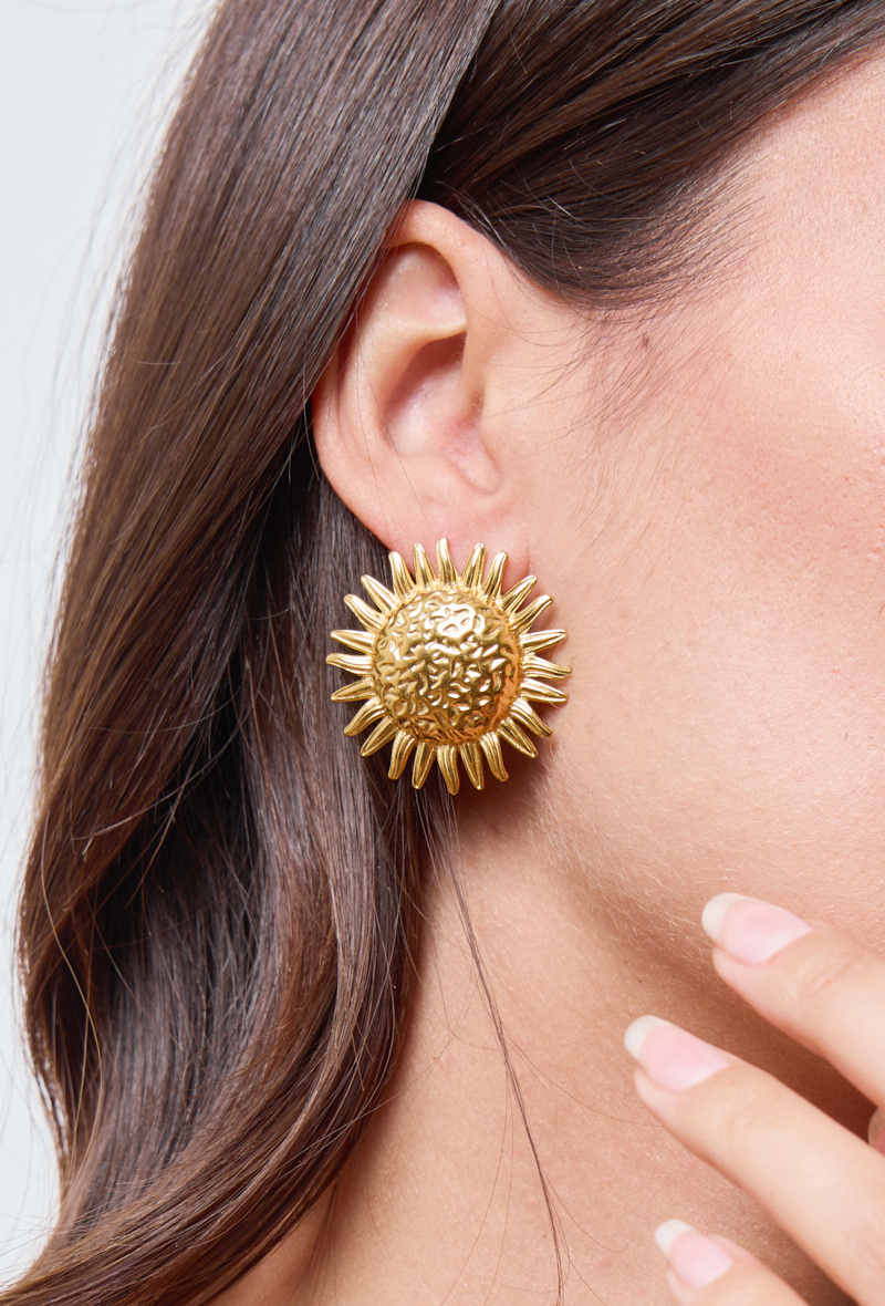 Wholesaler Rouge Bonbons - Sun stainless steel earrings