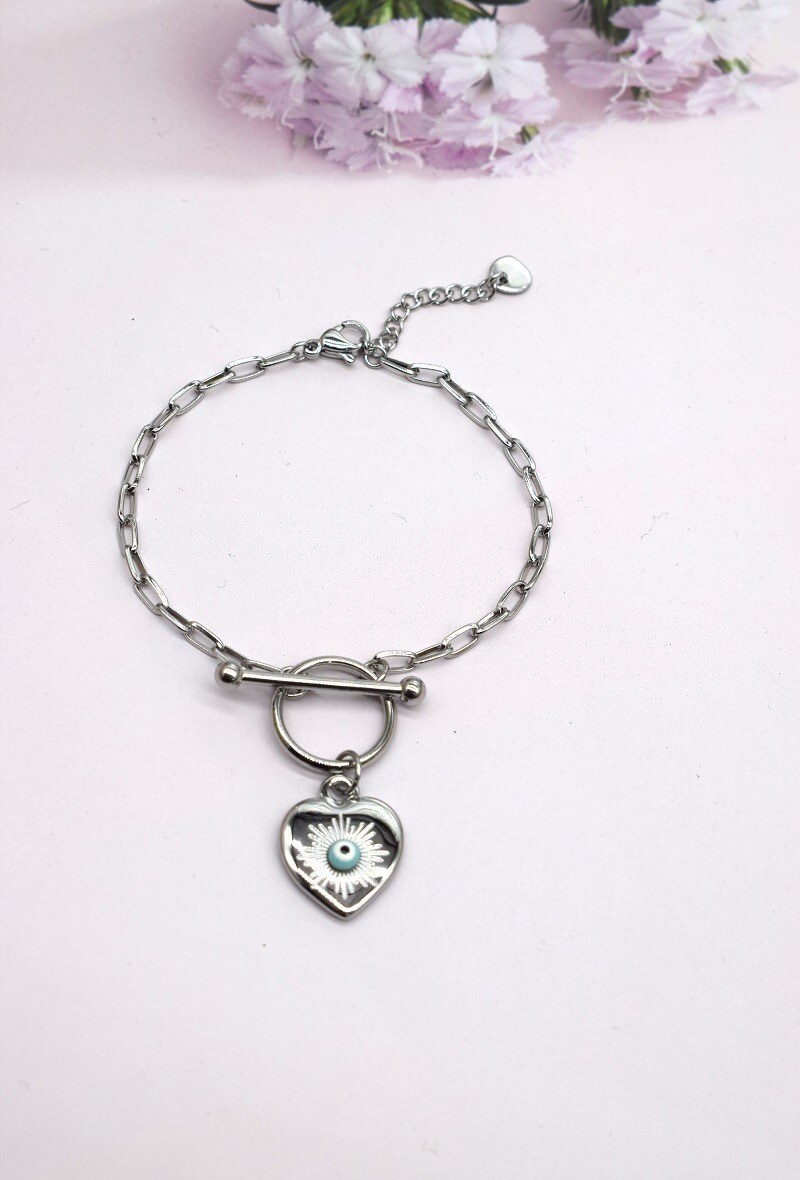 Grossiste Rouge Bonbons - BRACELET EN ACIER