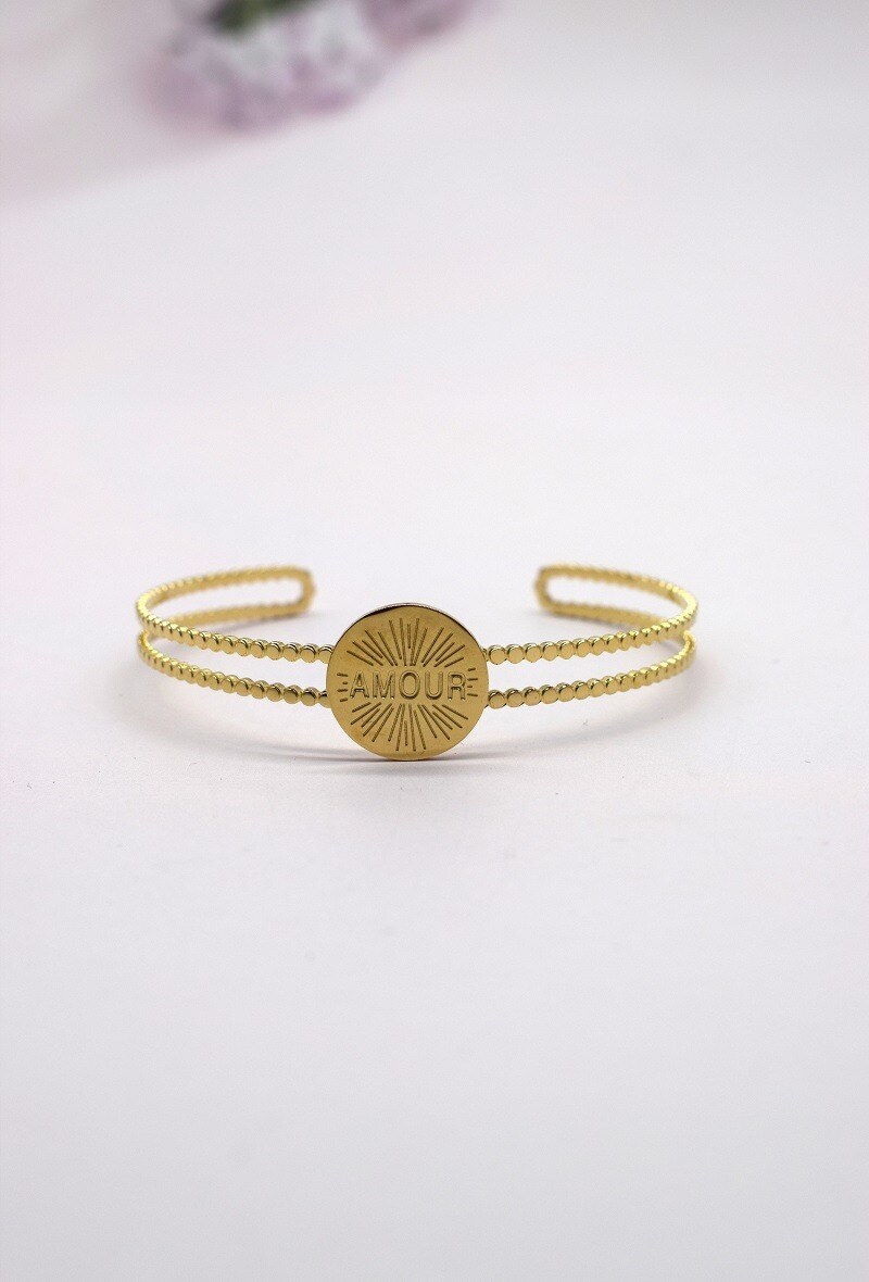 Grossiste Rouge Bonbons - BRACELET EN ACIER