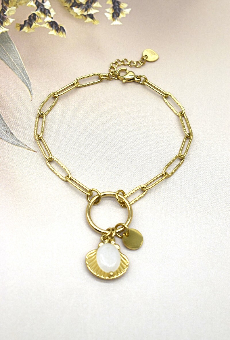 Grossiste Rouge Bonbons - BRACELET EN ACIER