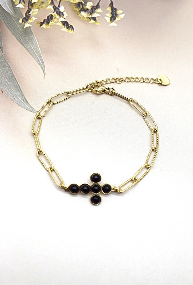 Grossiste Rouge Bonbons - BRACELET EN ACIER