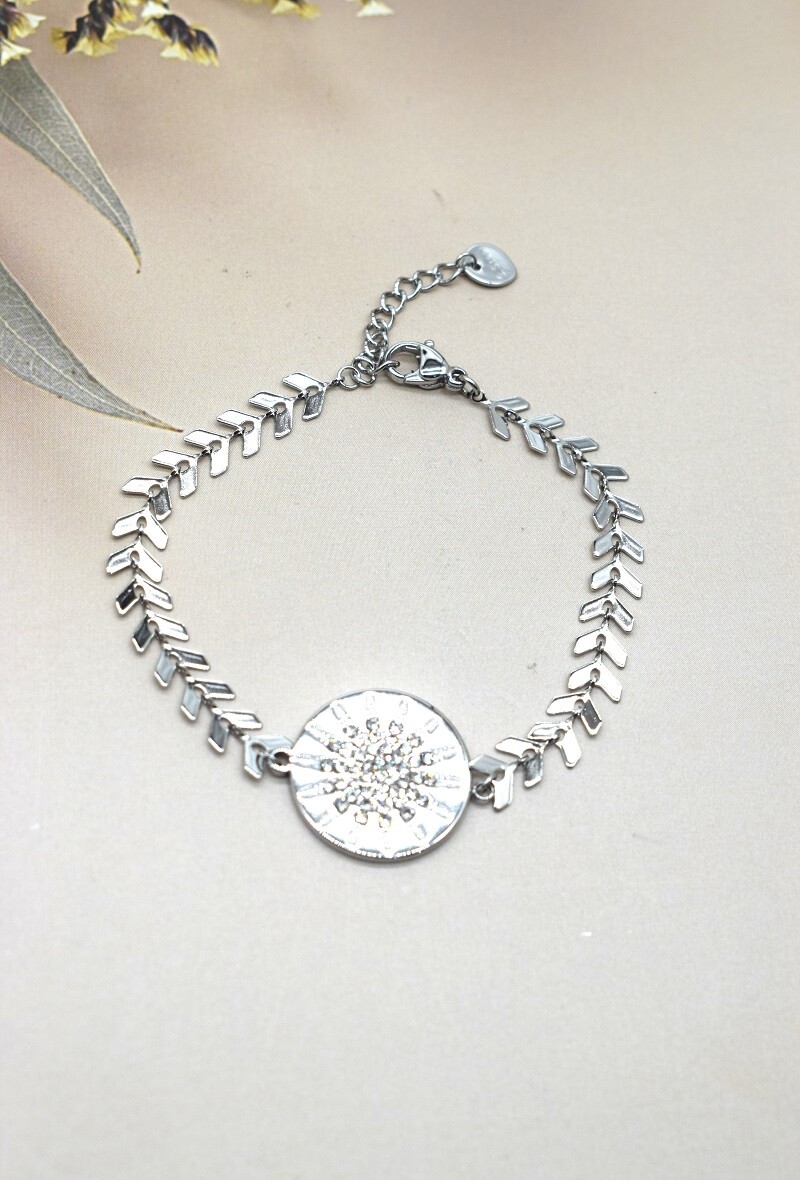 Grossiste Rouge Bonbons - BRACELET EN ACIER