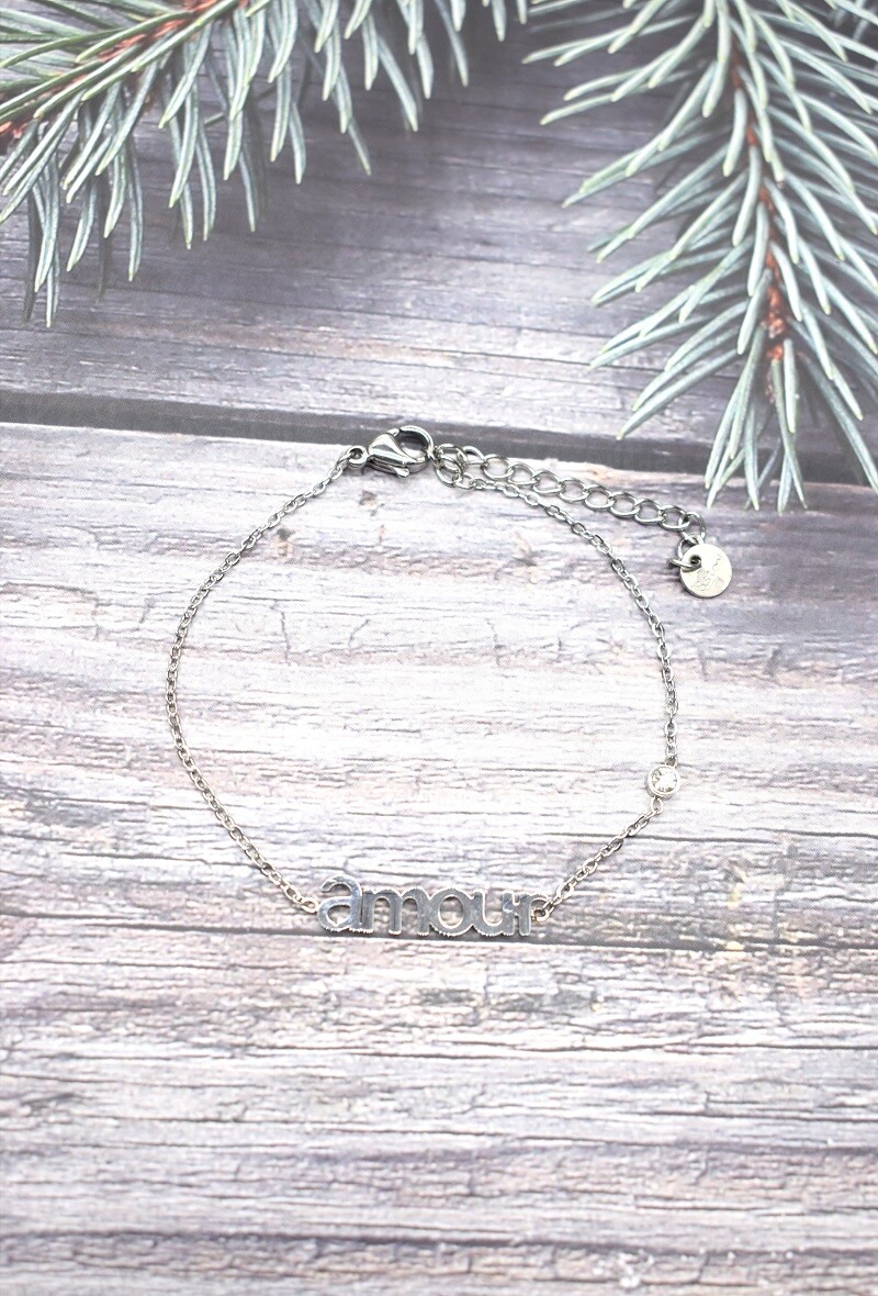 Grossiste Rouge Bonbons - BRACELET EN ACIER