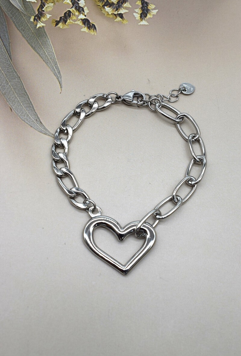 Grossiste Rouge Bonbons - BRACELET EN ACIER