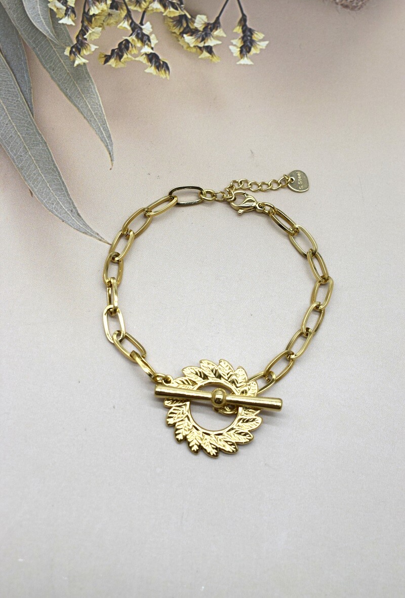 Grossiste Rouge Bonbons - BRACELET EN ACIER