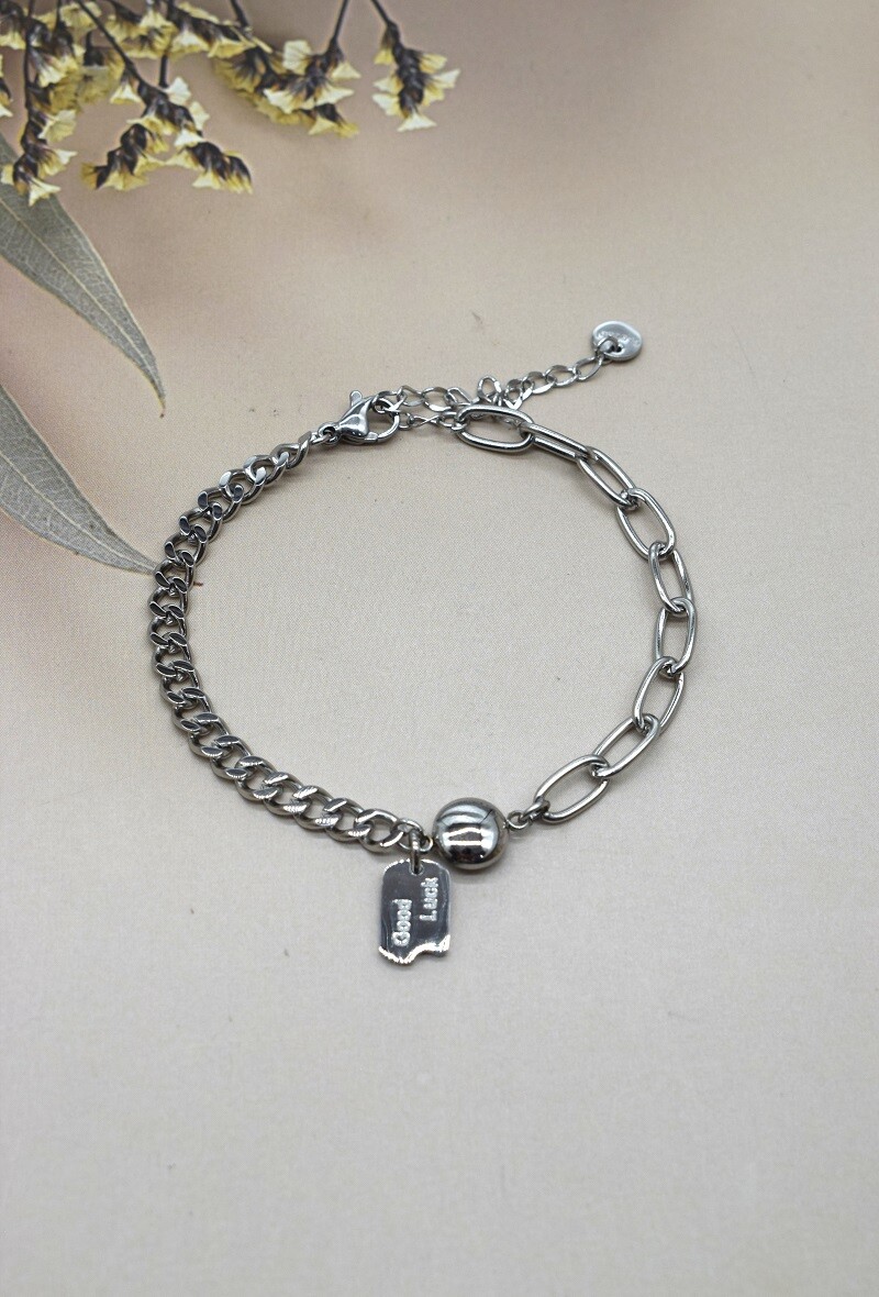 Grossiste Rouge Bonbons - BRACELET EN ACIER