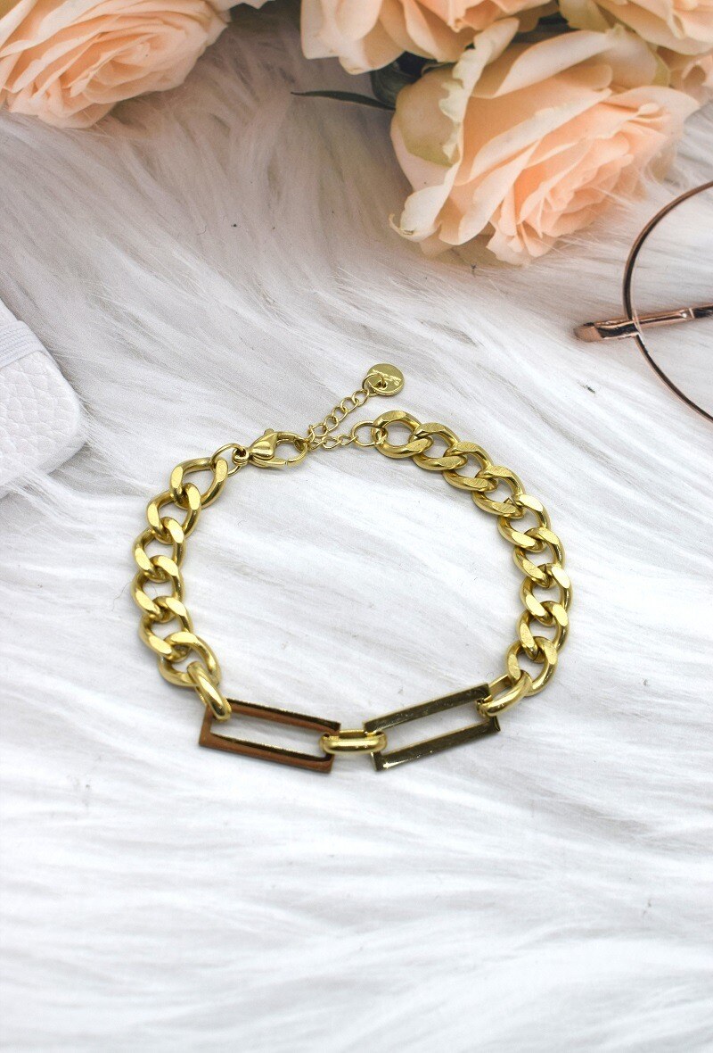 Grossiste Rouge Bonbons - BRACELET EN ACIER