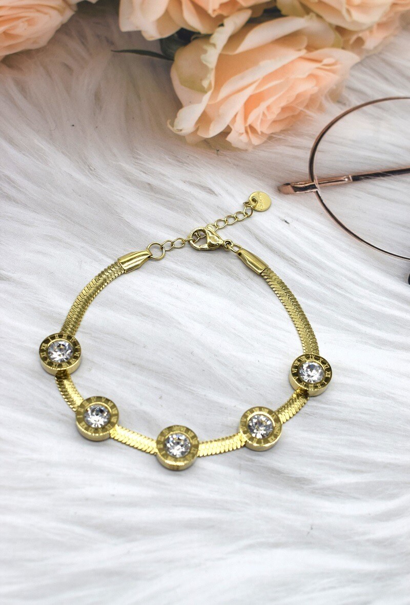 Grossiste Rouge Bonbons - BRACELET EN ACIER
