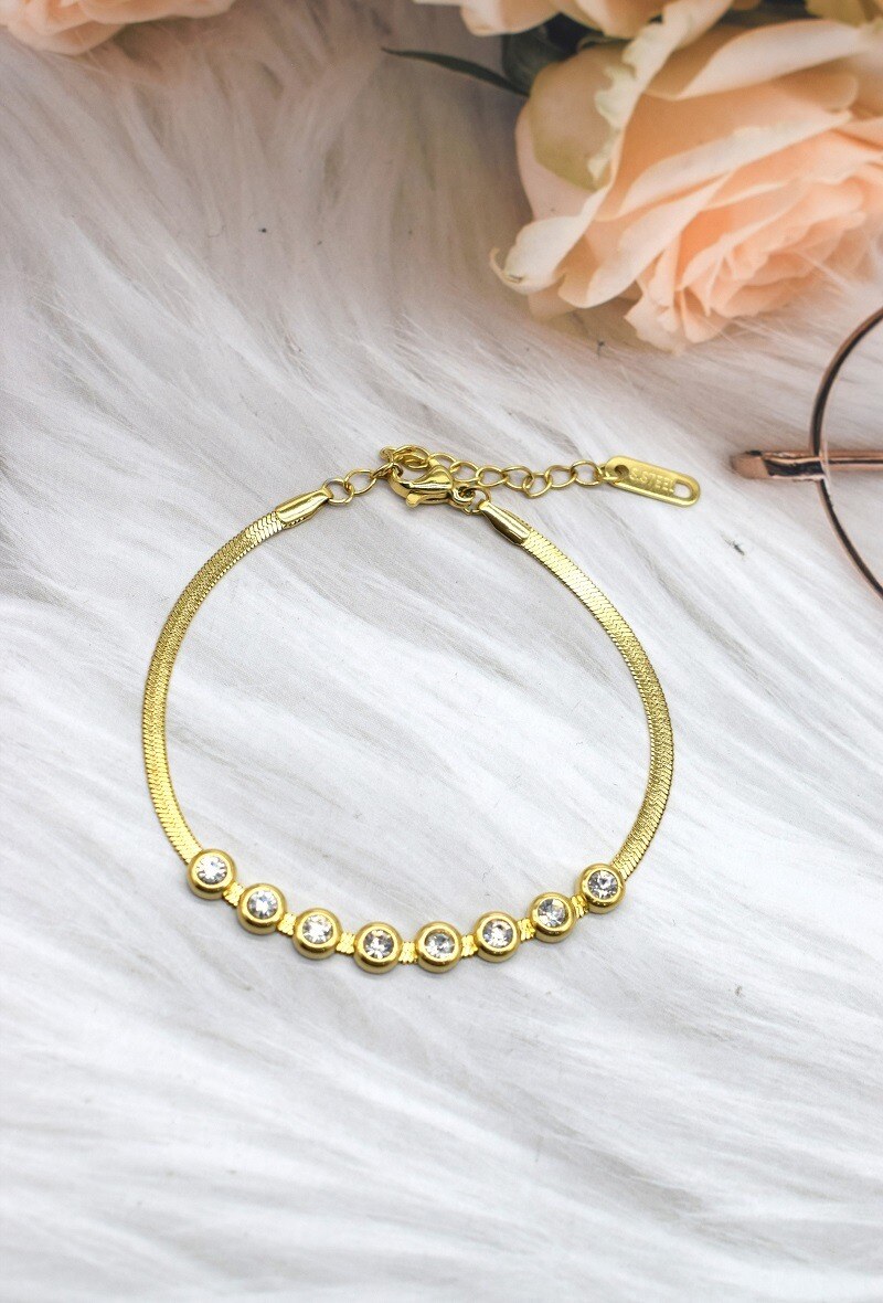 Grossiste Rouge Bonbons - BRACELET EN ACIER