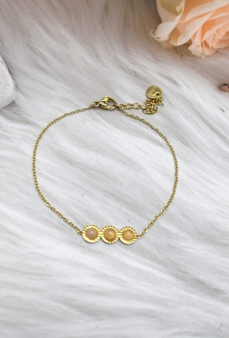 Grossiste Rouge Bonbons - BRACELET EN ACIER