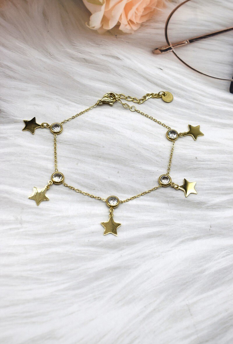 Grossiste Rouge Bonbons - BRACELET EN ACIER