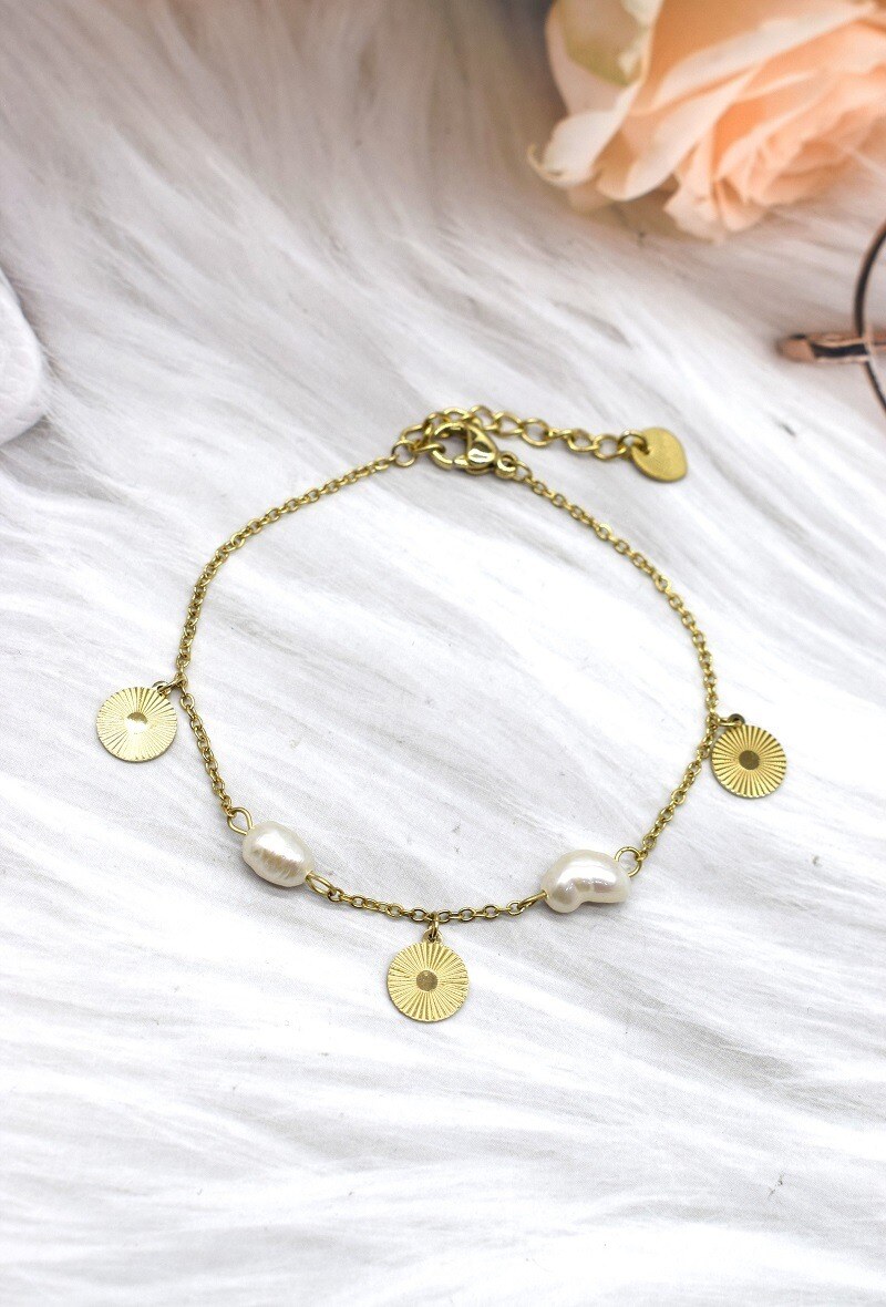 Grossiste Rouge Bonbons - BRACELET EN ACIER