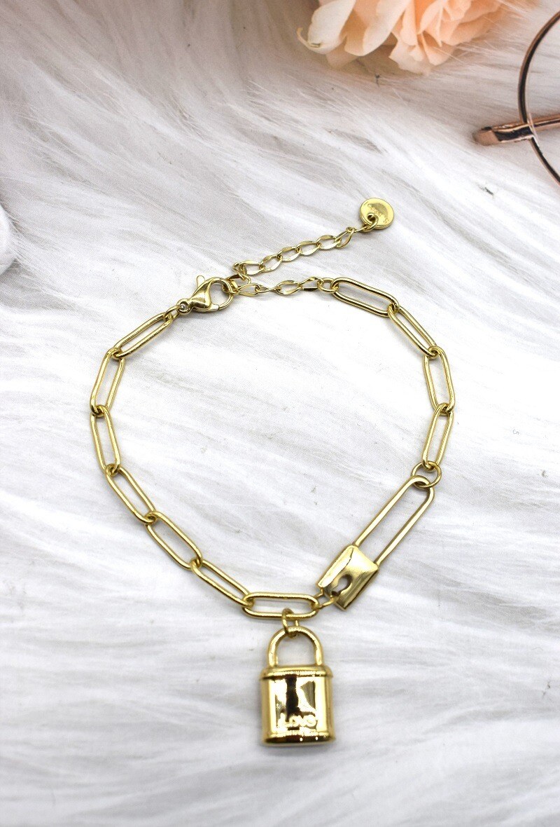 Grossiste Rouge Bonbons - BRACELET EN ACIER