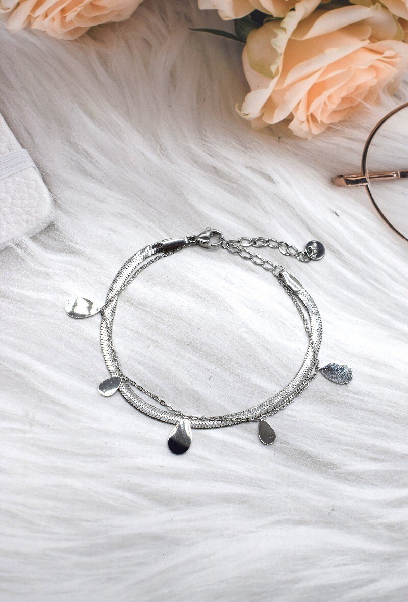 Grossiste Rouge Bonbons - BRACELET EN ACIER