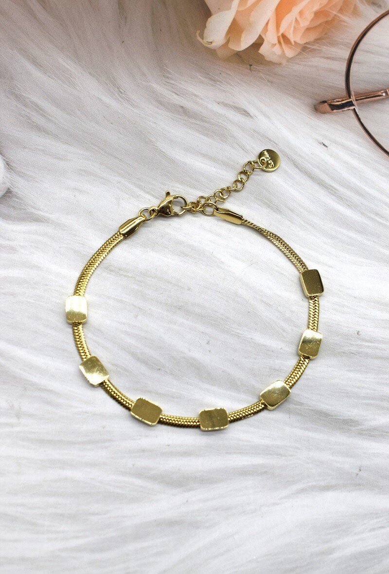 Grossiste Rouge Bonbons - BRACELET EN ACIER