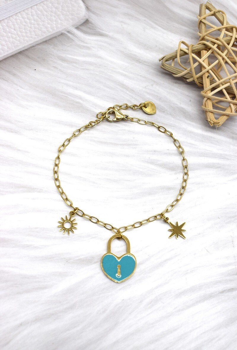 Grossiste Rouge Bonbons - BRACELET EN ACIER