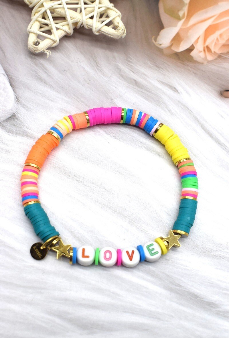 Grossiste Rouge Bonbons - BRACELET EN ACIER